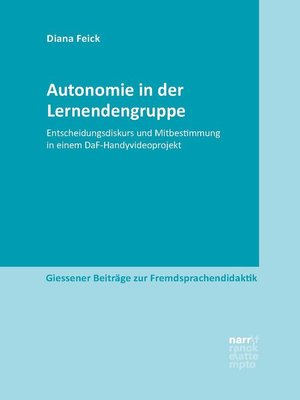 cover image of Autonomie in der Lernendengruppe
